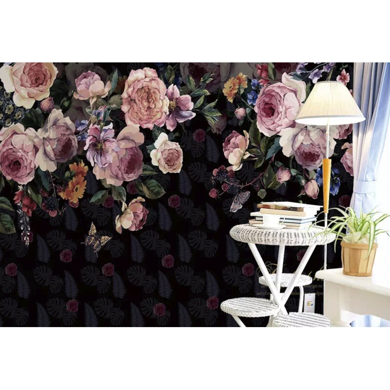 GK Wall Design Floral Wallpaper | Wayfair